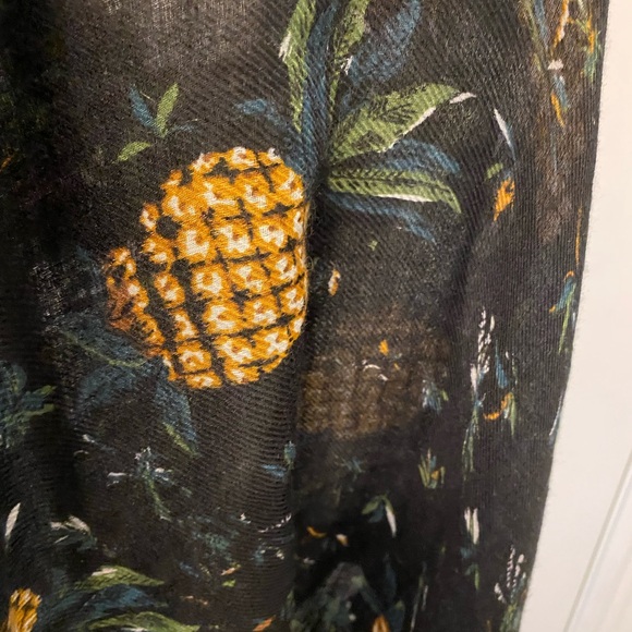 Fun Lightweight Novelty Pineapple Infinity Scarf - Picture 5 of 8